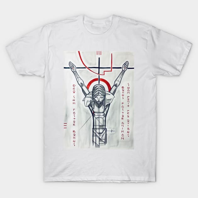 Jesus Christ Good Shepherd at the cross T-Shirt by bernardojbp